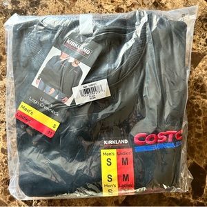 Costco Wholesale Logo Fleece Crewneck - BLACK - MEN Size S